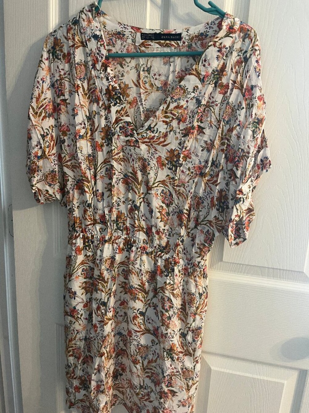 Zara spring floral dress